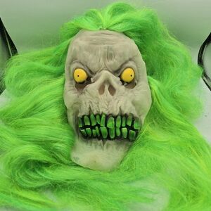 Toxic Green Monster Halloween Mask